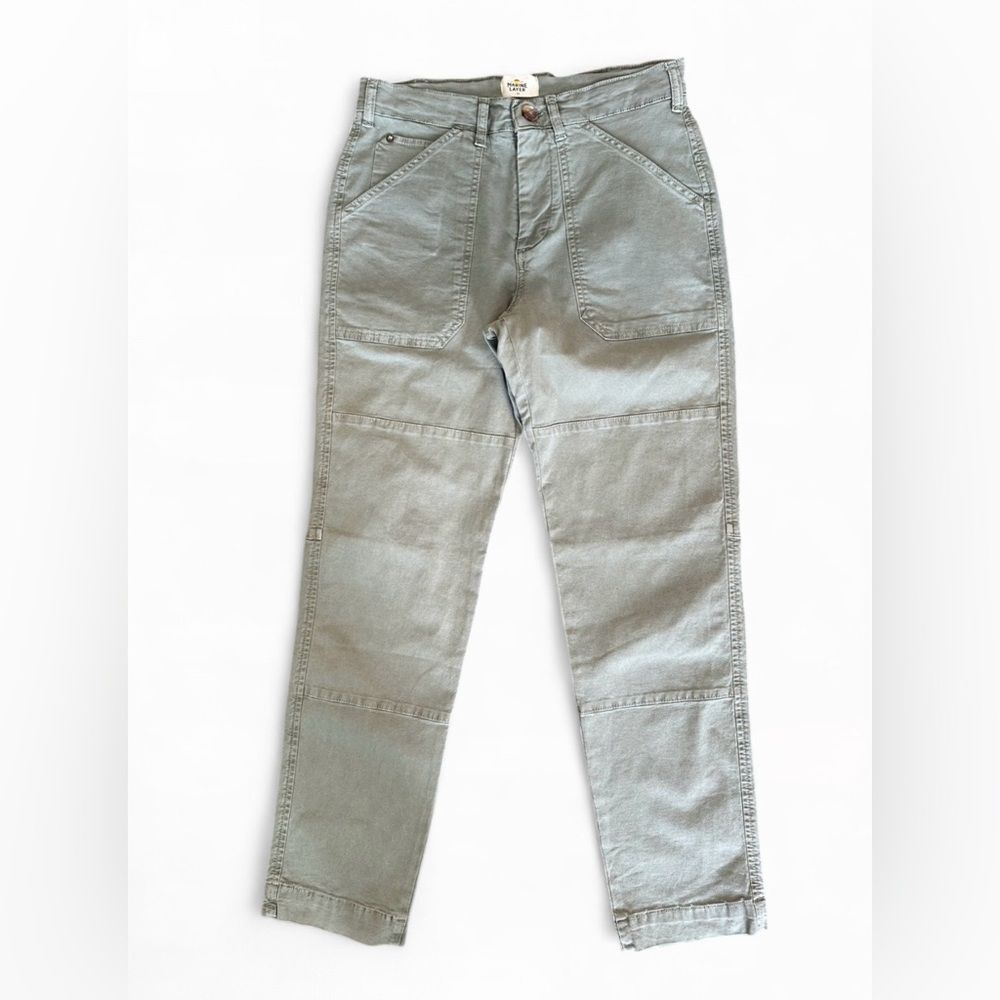 Marine Layer Breyer Relaxed Utility Pant Vetiver Green 30